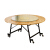 耀泰の家が折り畳みました。円卓のテーブル。家庭用テーブル。小さなテーブルです。簡易円卓ホテルの純木円形デスクトップホテルの大円卓。2.4 mテーブル+1.8 m鋼化ガラスの回転盤。