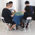 折り畳みテーブルの四角いテーブルテーブル家庭用の簡単な折りたたみたみ麻雀テーブルは、昇降して食事ができます。小さなテーブル付きの正方形の円形卓越した屋外多機能便利な大円卓です。