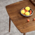造木司オリジナルデザイン北アメリカ黒胡桃純木幸福楕円テーブル北欧シンプロ日本風デザイナー北アメリカコルミの木1.6メートル北欧食卓
