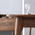 造木司オリジナルデザイン北アメリカ黒胡桃純木幸福楕円テーブル北欧シンプロ日本風デザイナー北アメリカコルミの木1.6メートル北欧食卓