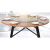 大きな円卓が折り畳まれたテーブルの家庭用伸縮性は8/10/12/15/18/20人の円い食卓ホテル回転盤SN 7680(テーブルクロス付き)1.2メートルのテーブル+0.8メートルのスチールガラス回転盤