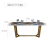 ベアン駿テーブルの大理石テーブルとテーブルの組み合わせによって、モダン北欧テーブルの軽贅沢長方形レストランセットの家具を注文して1.2*0.7テーブルを注文しました。（一ヶ月分の出荷）