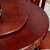 宏森宝純木食のテーブルと椅子を組み合わせた大円卓のテーブルベルト回転盤家庭用中華風のアンティークテーブル家具1.5 mシングルテーブル+8本の206種類の椅子