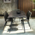 FIELI法艾利意式极简岩板食テーブルセットシンプロモルダイ家庭用食卓から北欧ins大理石テーブルを輸入します。写真は色輸入岩板テーブル【1.4*0.8メートル】＋6つの椅子をお願いします。
