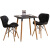 一茶一座北欧商談接待テーブルセットテーブルモダシンプレルコーヒーファーストフード店創意カジュアルテーブル70円テーブル+3本のオムス椅子