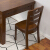 南の安全無垢木食卓レストラン小さなテーブル家庭用の長い四角いテーブルが伸縮して折りたみの正方形の食事のテーブルと椅子の組み合わせは自動的に飛びます。胡桃色標準版のシングルテーブルです。
