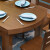 【爆款直下】麗巣純木テーブルモダン中華レストラン家具純木折りたたみ伸縮多機能テーブルセットD 630くるみ色一テーブル六椅子（903食事椅子*6）