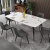 la-z-girlテーブルイタリア岩板テーブルの長方形の小さなテーブルテーブルテーブルの組み合わせ家庭用テーブル1.4 M*0.8 M岩板テーブルシングルテーブル