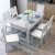 卓覧（ZHUOLOAN）テーブル純木テーブルとテーブルと椅子の組み合わせモダシンプレル大理石料理テーブルと椅子のセット高級灰一テーブル（1.3メートル）