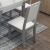 卓覧（ZHUOLOAN）テーブル純木テーブルとテーブルと椅子の組み合わせモダシンプレル大理石料理テーブルと椅子のセット高級灰一テーブル（1.3メートル）
