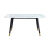 梵束テーブル大理石純木テーブルセット北欧モダシンプレル高分長方形テーブル家具1.3 mテーブル