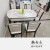 初屋食卓純木食卓モダシンプレル家庭用タイプ大理石テーブルと組み合わせた伸縮性のある折りたたみたみみ丸いテーブル形の食事テーブル1.35 m黒+白(ボガジェットタイプ)のテーブルです。