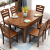 ブリーガー純木テーブルが伸縮して折れたみみ純木食テーブルとテーブルセットの食事テーブルテーブルテーブルテーブル9460茶/胡桃色/海棠色(1.38 m)シングルテーブル