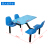 林感ファーストフードのテーブルと椅子の連結食堂のテーブルとテーブル、食堂のテーブル、テーブル、テーブル、4人のステンレスデスクトップの背もたれの組み合わせ