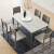 芝华仕家用ガラス食テーブルセット小タルテーブル長方形PT 022テーブル4椅子15日間以内に出荷します。