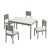 芝华仕家用ガラス食テーブルセット小タルテーブル長方形PT 022テーブル4椅子15日間以内に出荷します。