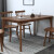 和諧ホームテーブル北欧モダン全純木テーブル家庭用テーブルミニワックス木長方形テーブルシンプロテーブルテーブルテーブルテーブルテーブルセット4椅子【1メートル2】