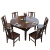 愛惟森新中国式純木可伸缩食テーブルとテーブルと椅子の組み合わせモダシンプ中小タイプ家庭用食事テーブルレストランの家具は回転台一つのテーブルを持っていません。