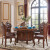 ドリームス宣布アメリカ純木彫刻大理石テーブル洋風古代中の大型レストラン家具に倣って、物を保管できる円形のテーブルと椅子の組み合わせC 06いす（2本）