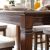 IMDテーブル純木テーブルアメリカンテーブルテーブルテーブルとテーブルとテーブルとテーブルセットのリビング家具テーブルのシンプロ長方形レストランテーブルの六椅子と1.5メートル胡桃色（クッションなし）