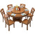 十虎純木テーブル経済型回転テーブルテーブルテーブル付きテーブルと椅子の組み合わせは1.6メートルです。テーブル10椅子（回転盤付き）