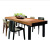 鼎聚全北欧デザイナー机loftテーブルオフィスデスク純木会議テーブルアメリカ式テーブルセット200*80*高75 CM 8センチ板