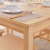 JIAY（JIAY）純木テーブルシンプロテーブルセット4テーブルテーブルテーブル原木色