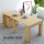 原木色のテーブル+サイドテーブル