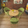 6：原木色木面-浅緑椅子