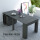 灰色のオーク色のテーブル+サイドテーブル
