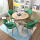 墨緑の木立テーブル（90）