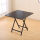 四角いテーブル80×74 cmの黒い足