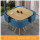 90 cm角テーブルのシングルテーブル木目足場（デスクトップの色備考）